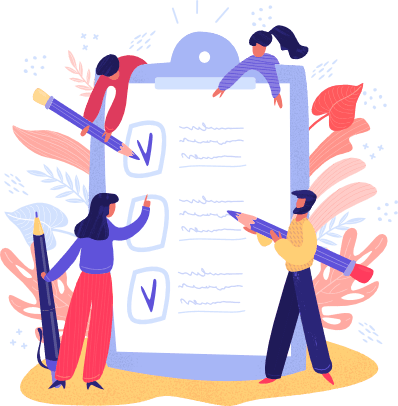 People creating and sharing lists